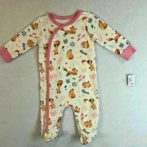 Koala Baby Sleepers Lot of 2 NWT 0-3 months 100% Cotton Infant Girls - Picture 8 of 11